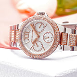  Shop Authentic Michael Kors Camille Multifunction White Dial Two Tone Steel Strap Watch For Women - MK6846 - Luxxuri