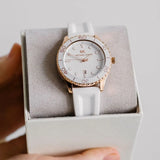  Shop Authentic Michael Kors Runway Quartz White Dial White Rubber Strap Watch For Women - MK6853 - Luxxuri