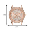  Shop Authentic Michael Kors Ritz Analog Crystals Silver Dial Rose Gold Steel Strap Watch for Women - MK6863 - Luxxuri