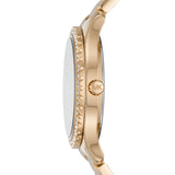  Shop Authentic Michael Kors Layton Quartz Black Dial Gold Steel Strap Watch For Women - MK6892 - Luxxuri