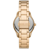  Shop Authentic Michael Kors Layton Quartz Black Dial Gold Steel Strap Watch For Women - MK6892 - Luxxuri