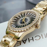  Shop Authentic Michael Kors Layton Quartz Black Dial Gold Steel Strap Watch For Women - MK6892 - Luxxuri
