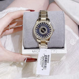  Shop Authentic Michael Kors Layton Quartz Black Dial Gold Steel Strap Watch For Women - MK6892 - Luxxuri