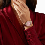  Shop Authentic Michael Kors Layton Three Hand Red Dial Rose Gold Steel Strap Watch For Women - MK6893 - Luxxuri