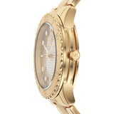  Shop Authentic Michael Kors Runway Three-Hand Gold Dial Gold Steel Strap Watch For Women - MK6911 - Luxxuri