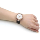  Shop Authentic Michael Kors Parker Chronograph White Dial Brown Leather Strap Watch For Women - MK6917 - Luxxuri
