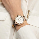  Shop Authentic Michael Kors Parker Chronograph White Dial Brown Leather Strap Watch For Women - MK6917 - Luxxuri