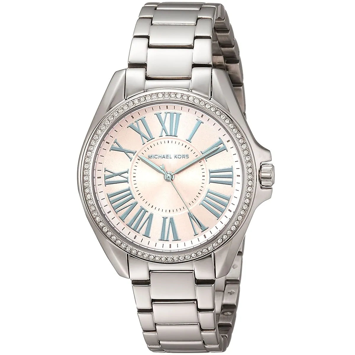  Shop Authentic Michael Kors Kacie Three Hand Pink Dial Silver Steel Strap Watch for Women - MK6929 - Luxxuri
