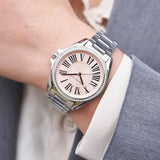  Shop Authentic Michael Kors Kacie Three Hand Pink Dial Silver Steel Strap Watch for Women - MK6929 - Luxxuri