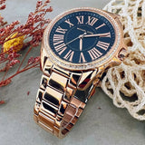  Shop Authentic Michael Kors Kacie Three Hand Black Dial Rose Gold Steel Strap Watch for Women - MK6930 - Luxxuri