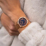  Shop Authentic Michael Kors Kacie Three Hand Black Dial Rose Gold Steel Strap Watch for Women - MK6930 - Luxxuri