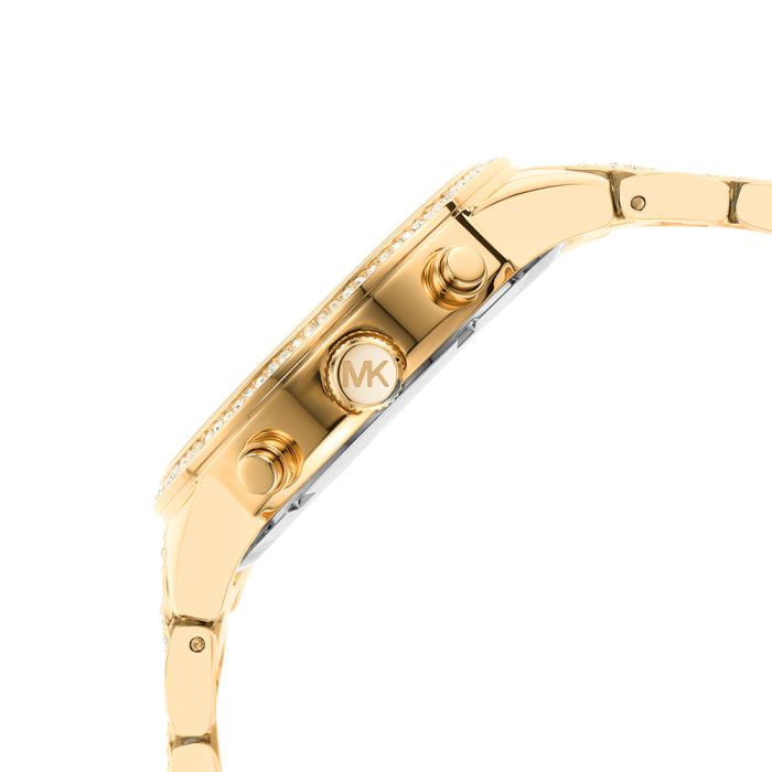  Shop Authentic Michael Kors Ritz Chronograph Gold Dial Gold Steel Strap Watch For Women - MK6937 - Luxxuri