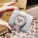  Shop Authentic Michael Kors Quartz Pink Dial Pink Silicone Strap Watch For Women - MK6946 - Luxxuri