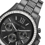  Shop Authentic Michael Kors Everest Chronograph Black Dial Grey Steel Strap Watch For Women - MK6974 - Luxxuri