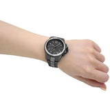  Shop Authentic Michael Kors Everest Chronograph Black Dial Grey Steel Strap Watch For Women - MK6974 - Luxxuri