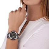  Shop Authentic Michael Kors Everest Chronograph Black Dial Grey Steel Strap Watch For Women - MK6974 - Luxxuri