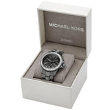  Shop Authentic Michael Kors Everest Chronograph Black Dial Grey Steel Strap Watch For Women - MK6974 - Luxxuri