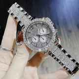  Shop Authentic Michael Kors Layton Chronograph Silver Dial Silver Steel Strap Watch For Women - MK6976 - Luxxuri