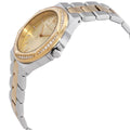  Shop Authentic Michael Kors Lennox Three-Hand Gold Dial Two Tone Steel Strap Watch For Women  - MK6988 - Luxxuri