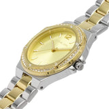  Shop Authentic Michael Kors Lennox Three-Hand Gold Dial Two Tone Steel Strap Watch For Women  - MK6988 - Luxxuri