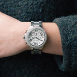  Shop Authentic Michael Kors Camille Crystals Quartz Silver Dial Silver Steel Strap Watch for Women - MK6993 - Luxxuri