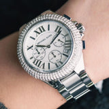  Shop Authentic Michael Kors Camille Crystals Quartz Silver Dial Silver Steel Strap Watch for Women - MK6993 - Luxxuri
