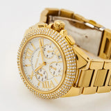  Shop Authentic Michael Kors Camille Chronograph White Dial Gold Steel Strap Watch For Women - MK6994 - Luxxuri