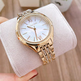  Shop Authentic Michael Kors Mindy Three Hand White Dial Rose Gold Steel Strap Watch for Women - MK7078 - Luxxuri