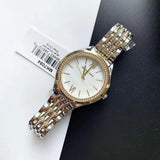  Shop Authentic Michael Kors Mindy Three Hand White Dial Two Tone Steel Strap Watch For Women - MK7084 - Luxxuri
