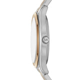  Shop Authentic Michael Kors Mindy Three Hand White Dial Two Tone Steel Strap Watch For Women - MK7084 - Luxxuri