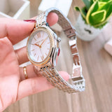  Shop Authentic Michael Kors Mindy Three Hand White Dial Two Tone Steel Strap Watch For Women - MK7084 - Luxxuri
