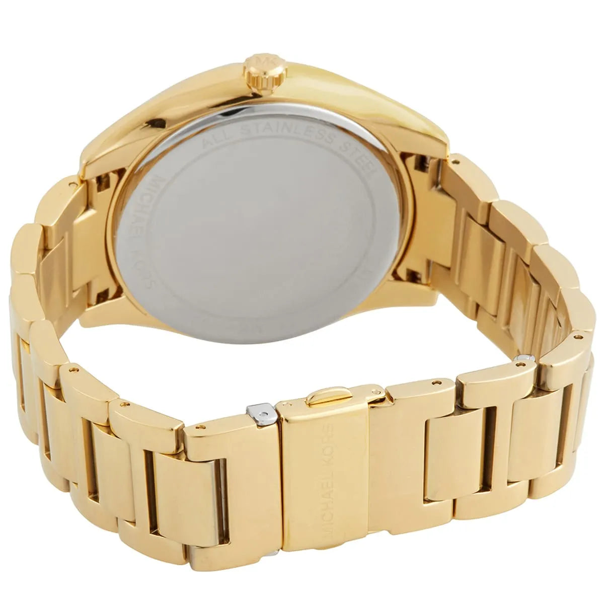  Shop Authentic Michael Kors Janelle Quartz Gold Dial Gold Steel Strap Watch For Women - MK7088 - Luxxuri