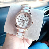  Shop Authentic Michael Kors Janelle Multifunction Silver Dial Two Tone Steel Strap Watch For Women - MK7131 - Luxxuri