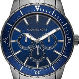  Shop Authentic Michael Kors Chronograph Cunningham Multifunction Blue Dial Grey Steel Strap Watch For Men - MK7155 - Luxxuri