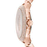  Shop Authentic Michael Kors Camille Three Hand Rose Gold Dial Rose Gold Steel Strap Watch For Women - MK7197 - Luxxuri
