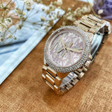  Shop Authentic Michael Kors Camille Three Hand Rose Gold Dial Rose Gold Steel Strap Watch For Women - MK7197 - Luxxuri