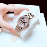  Shop Authentic Michael Kors Camille Three Hand Rose Gold Dial Rose Gold Steel Strap Watch For Women - MK7197 - Luxxuri