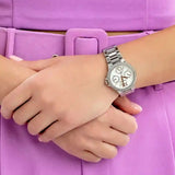  Shop Authentic Michael Kors Camille Chronograph White Dial Silver Steel Strap Watch For Women - MK7198 - Luxxuri