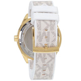  Shop Authentic Michael Kors Jessa Multifunction Gold Dial White Leather Strap Watch For Women - MK7204 - Luxxuri