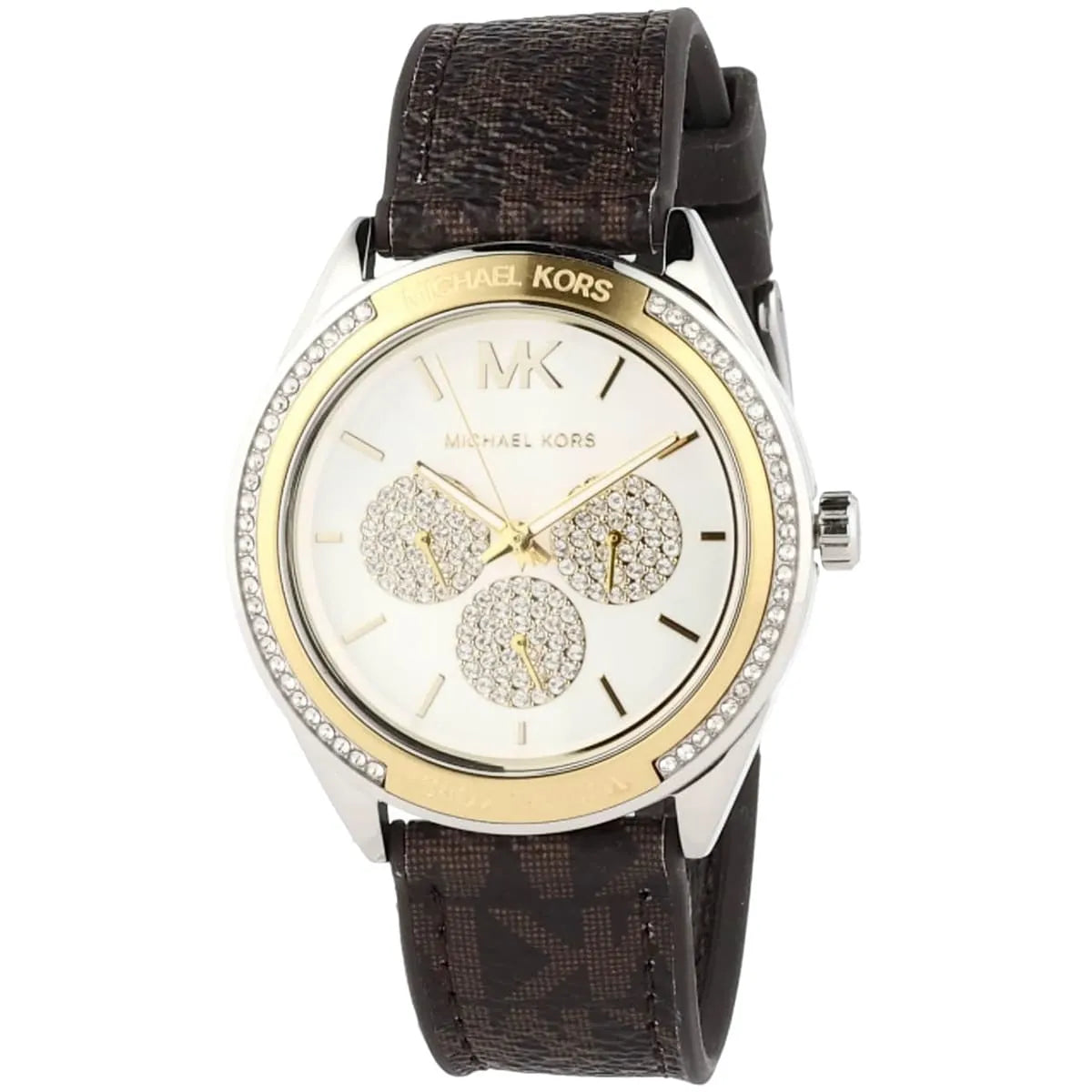  Shop Authentic Michael Kors Jessa Multifunction Silver Dial Brown Leather Strap Watch For Women - MK7205 - Luxxuri