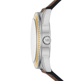  Shop Authentic Michael Kors Jessa Multifunction Silver Dial Brown Leather Strap Watch For Women - MK7205 - Luxxuri