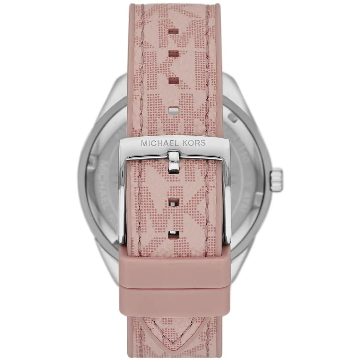  Shop Authentic Michael Kors Multifunction Silver Dial Pink Leather Strap Watch For Women - MK7206 - Luxxuri
