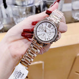  Shop Authentic Michael Kors Everest Chronograph Silver Dial Rose Gold Steel Strap Watch For Women - MK7213 - Luxxuri