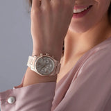  Shop Authentic Michael Kors Lexington Chronograph Grey Dial Rose Gold Steel Strap Watch For Women - MK7217 - Luxxuri