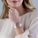  Shop Authentic Michael Kors Lexington Chronograph Rose Gold Dial Two Tone Steel Strap Watch For Women - MK7219 - Luxxuri