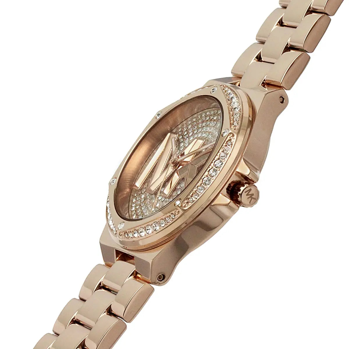  Shop Authentic Michael Kors Lennox Three Hand Rose Gold Dial Rose Gold Steel Strap Watch For Women - MK7230 - Luxxuri