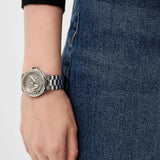  Shop Authentic Michael Kors Lennox Quartz Silver Dial Silver Steel Strap Watch For Women - MK7234 - Luxxuri