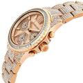  Shop Authentic Michael Kors Everest Chronograph Crystals Rose Gold Dial Rose Gold Steel Strap Watch For Women - MK7235 - Luxxuri