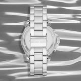  Shop Authentic Michael Kors Everest Chronograph Blue Dial Silver Steel Strap Watch For Women - MK7237 - Luxxuri