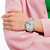  Shop Authentic Michael Kors Lexington Chronograph White Dial Silver Steel Strap Watch For Women - MK7243 - Luxxuri